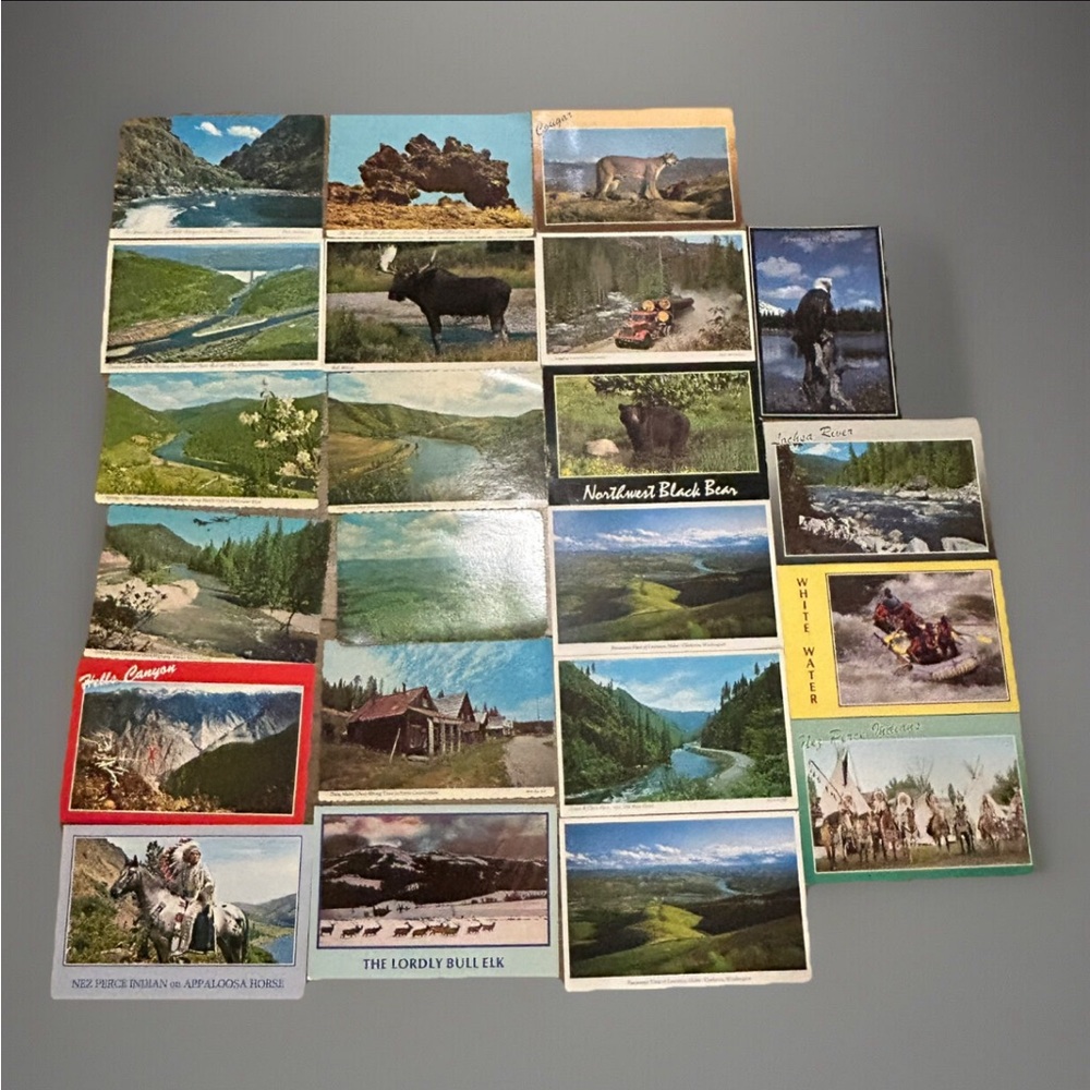 Vintage Old Stock IDAHO Postcards Unused Lot Of 22 USA Travel Souvenir History